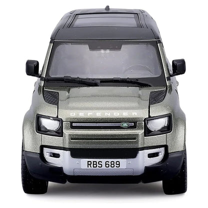 Bburago Land Rover Defender Die-Cast Suv Car (Green Metallic)