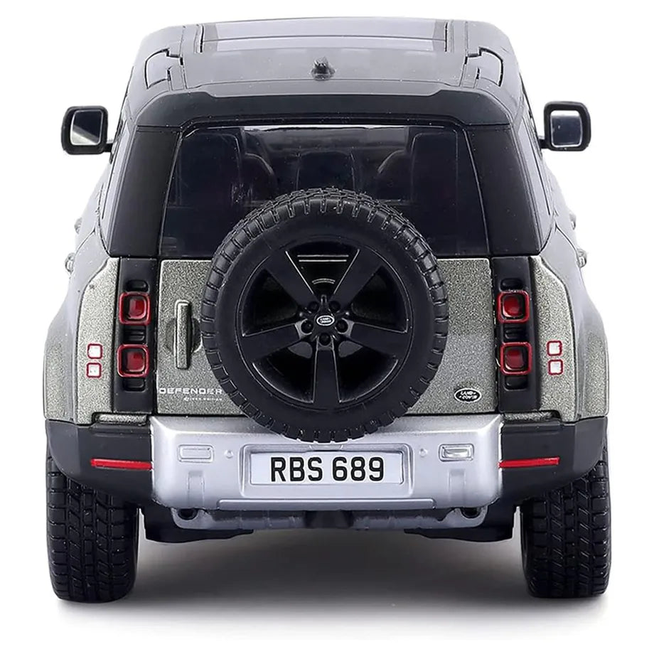 Bburago Land Rover Defender Die-Cast Suv Car (Green Metallic)