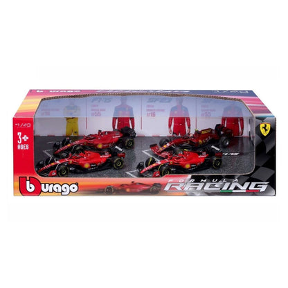 Bburago F1 World Champion Ferrari Racing Die-Cast Car Set (Set Of 4)