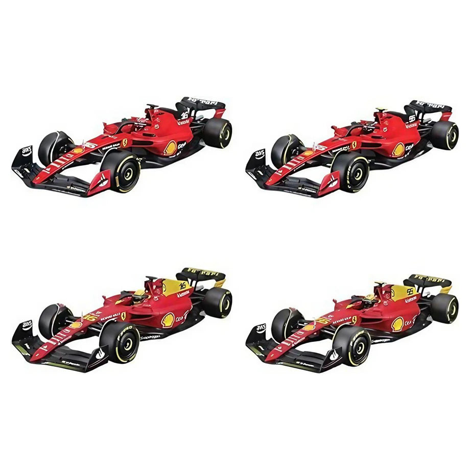 Bburago F1 World Champion Ferrari Racing Die-Cast Car Set (Set Of 4)