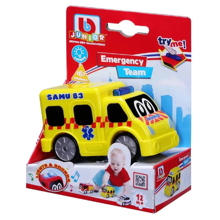 Bburago Junior Emergency Team Miniature Toy Car (Assorted)