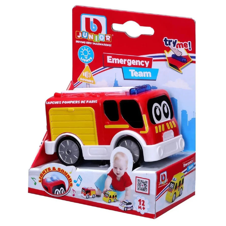 Bburago Junior Emergency Team Miniature Toy Car (Assorted)