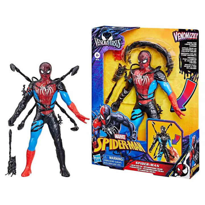 Hasbro Marvel Spider-Man Venom Versus Spider-Man Liquid Shifter Figure