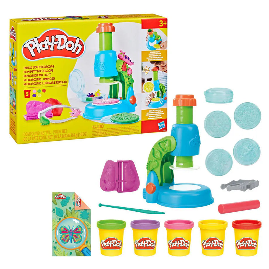 Play-Doh Light and Look Microscope Set