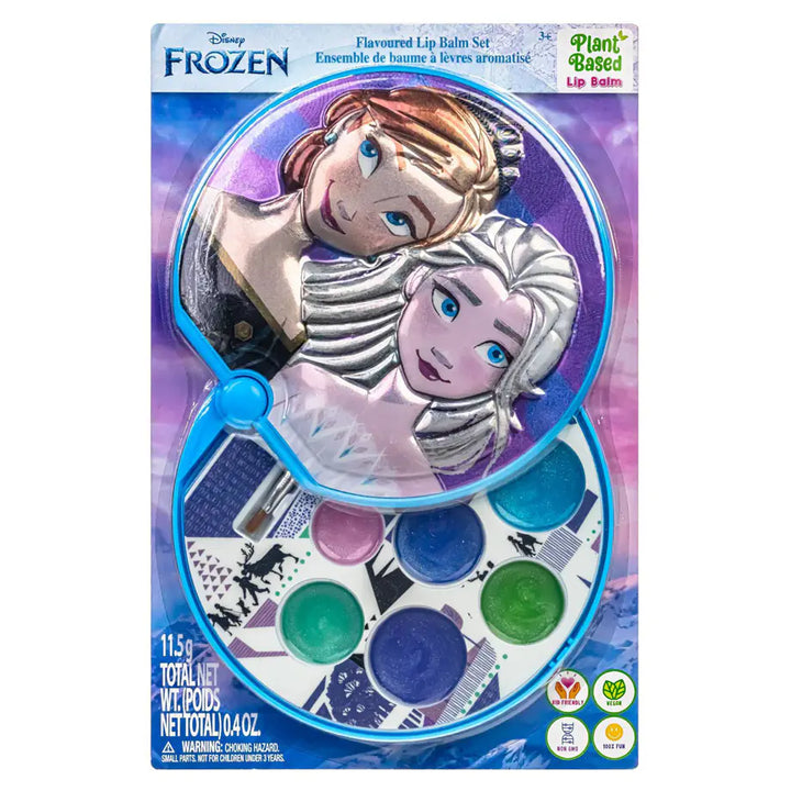 Townley Girl Disney Frozen Plant Based Flavored Lip Balm Set