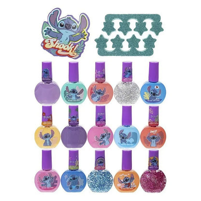 Townley Girls Disney Lilo & Stitch Nail Polish Set (Set of 18)