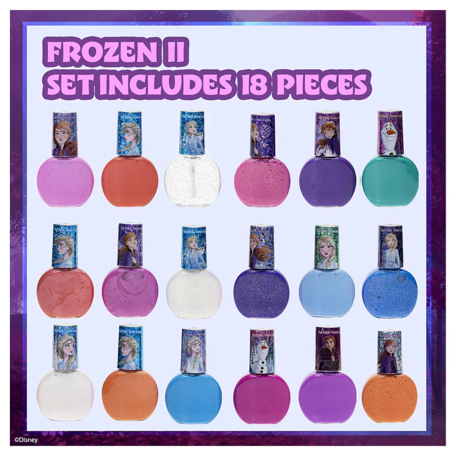 Townley Girl Disney Frozen II Nail Polish Set (18 pieces)