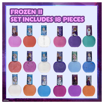 Townley Girl Disney Frozen II Nail Polish Set (18 pieces)