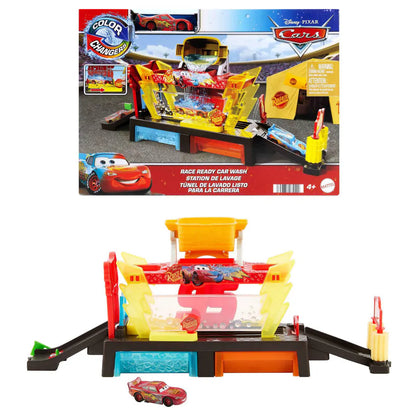 Disney Pixar Color Changers Race Ready Car Wash Playset