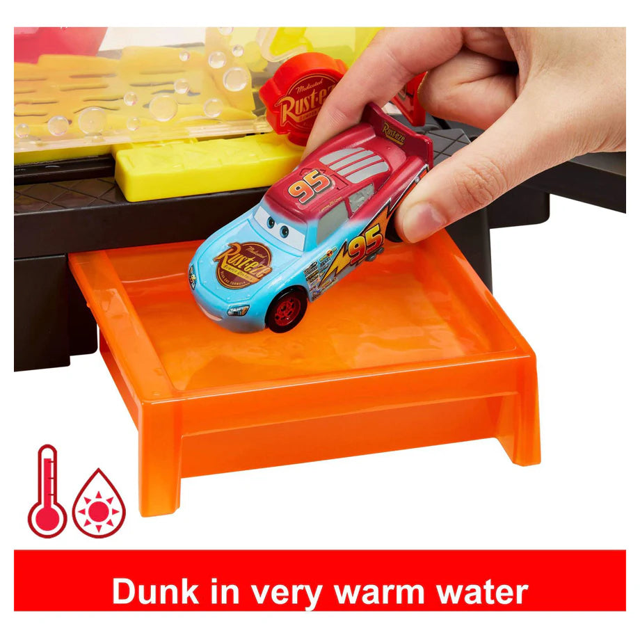 Disney Pixar Color Changers Race Ready Car Wash Playset