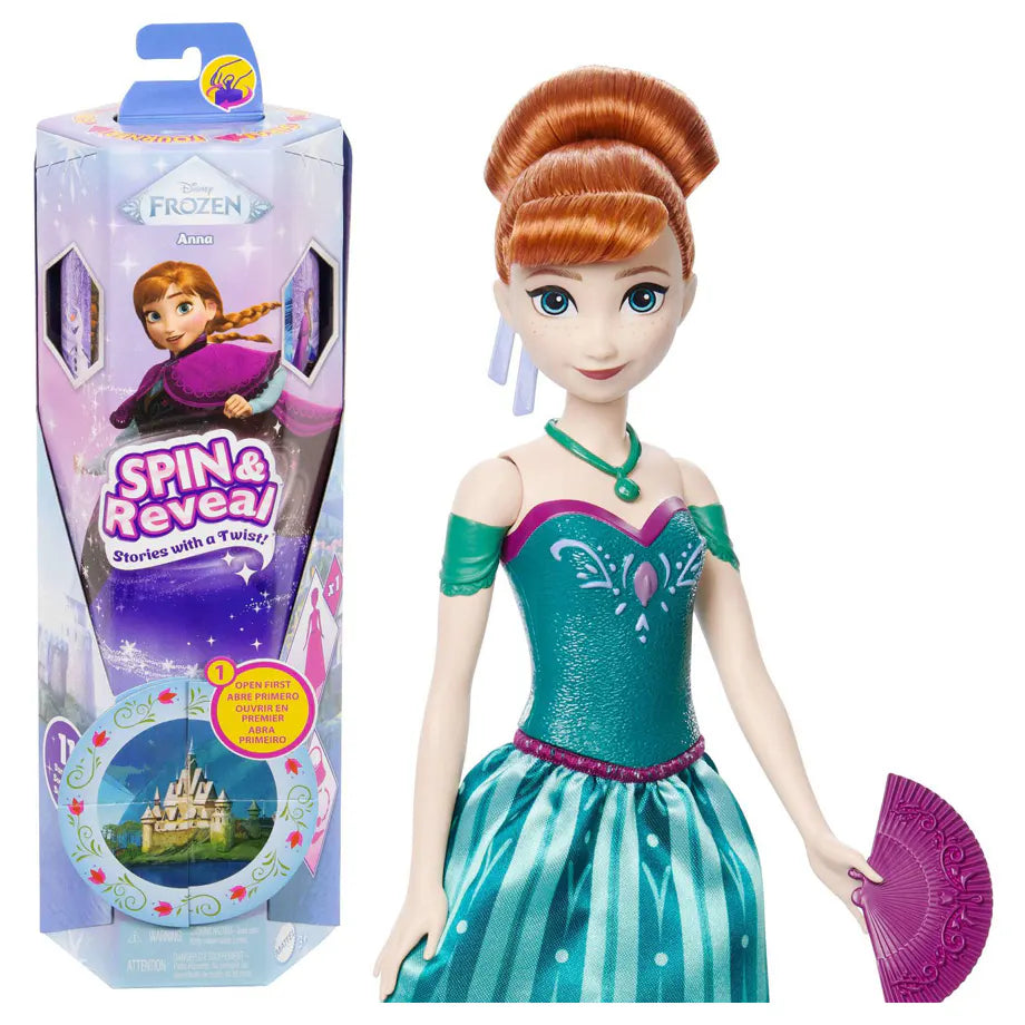 Disney Frozen Spin and Reveal Anna Fashion Doll  with Accessories