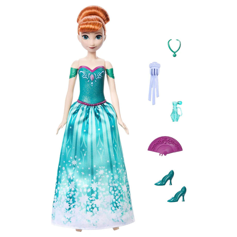 Disney Frozen Spin and Reveal Anna Fashion Doll  with Accessories