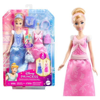 Disney Princess 2-in-1 Stories Cinderella Fashion Doll with Accessories