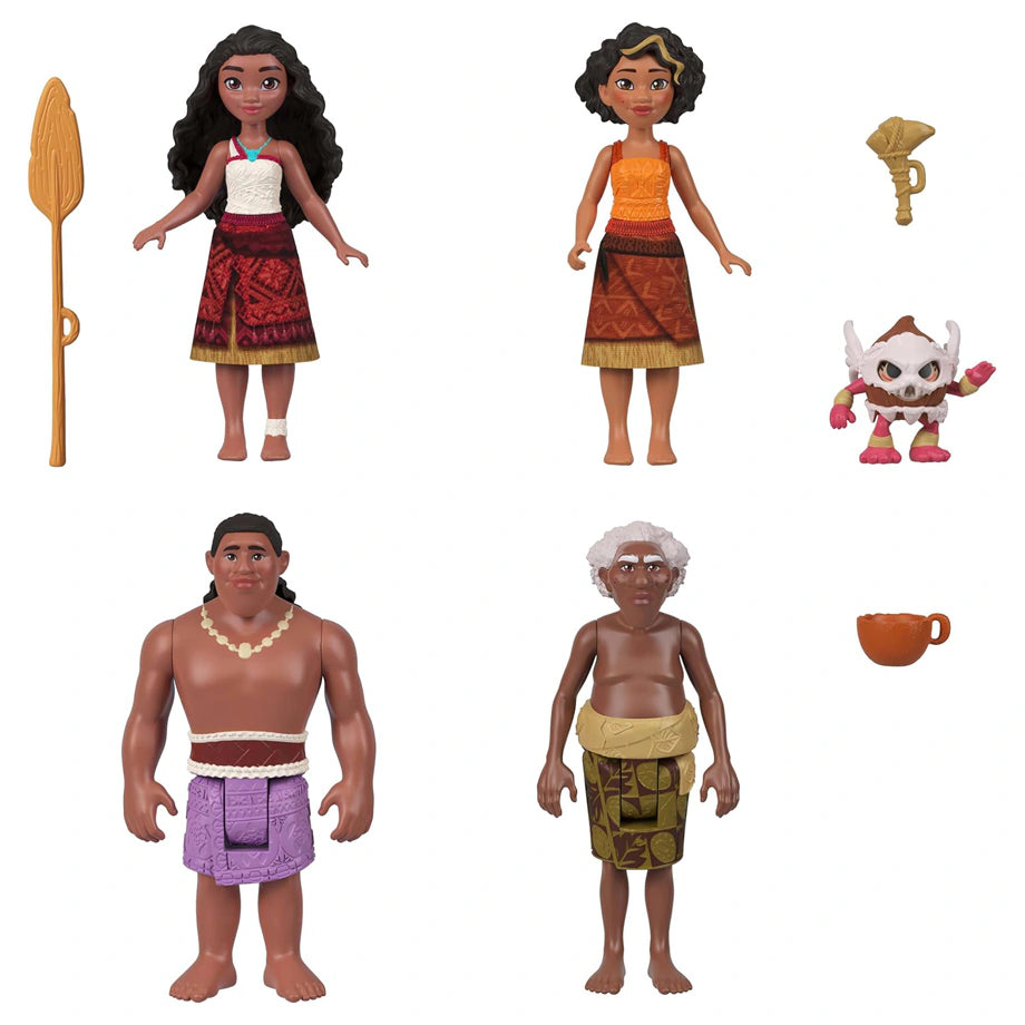 Disney Moana's Canoe Crew Playset (8 Pieces)