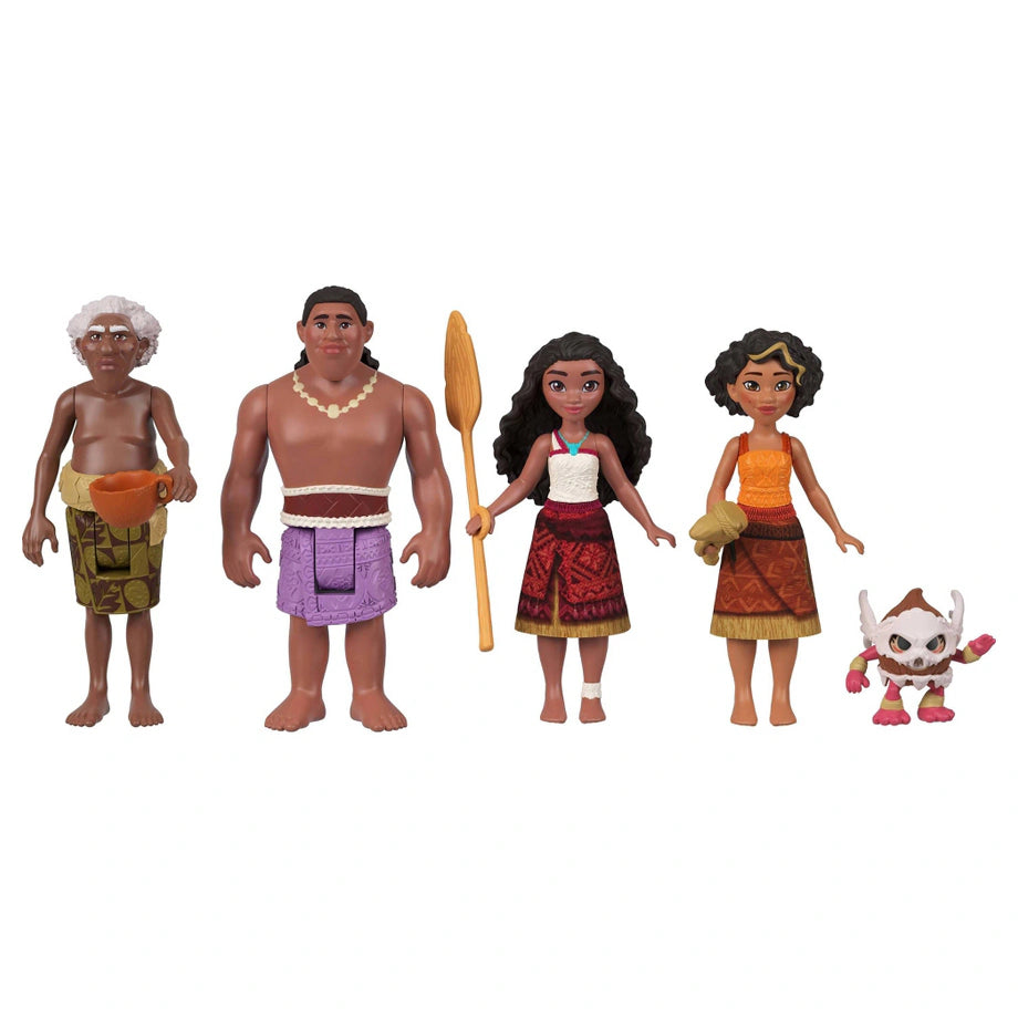 Disney Moana's Canoe Crew Playset (8 Pieces)