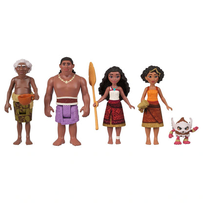 Disney Moana's Canoe Crew Playset (8 Pieces)