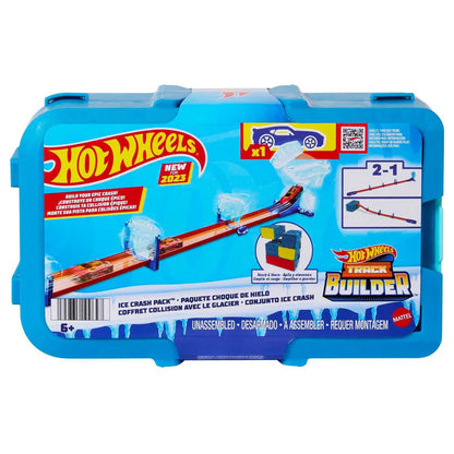 Hot Wheels Track Builder Ice Crash Pack Track Set