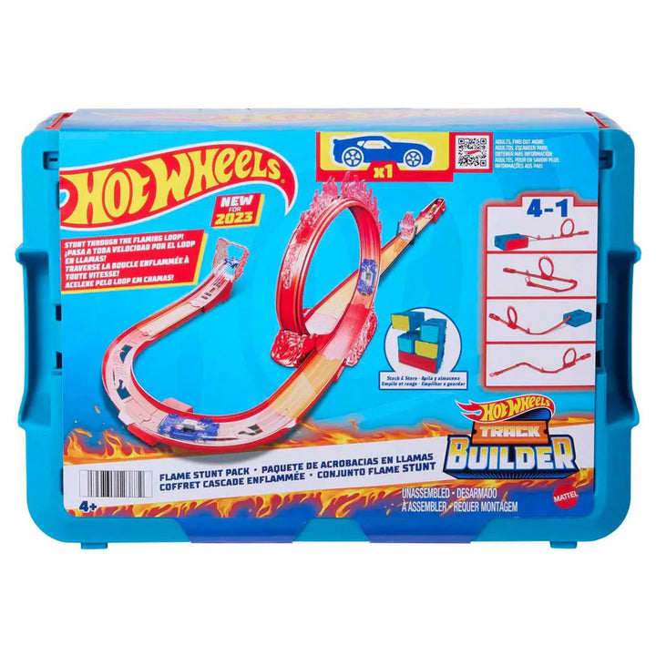 Hot Wheels Track Builder Flame Stunt Pack