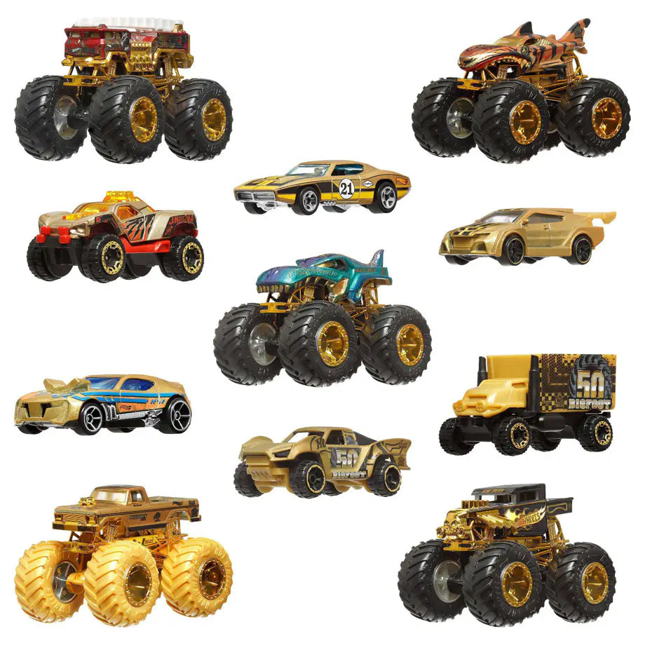 Hot Wheels Monster Trucks  11-Piece Cars Set (Assorted)