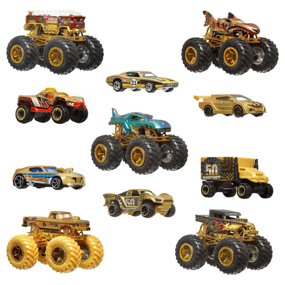 Hot Wheels Monster Trucks  11-Piece Cars Set (Assorted)