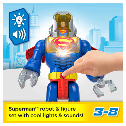 Fisher-Price Imaginext DC Super Friends Superman Insider & Exo Suit Robot Playset