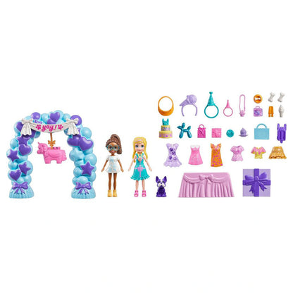 Polly Pocket Birthday Party Storytelling Set (37 Pieces)