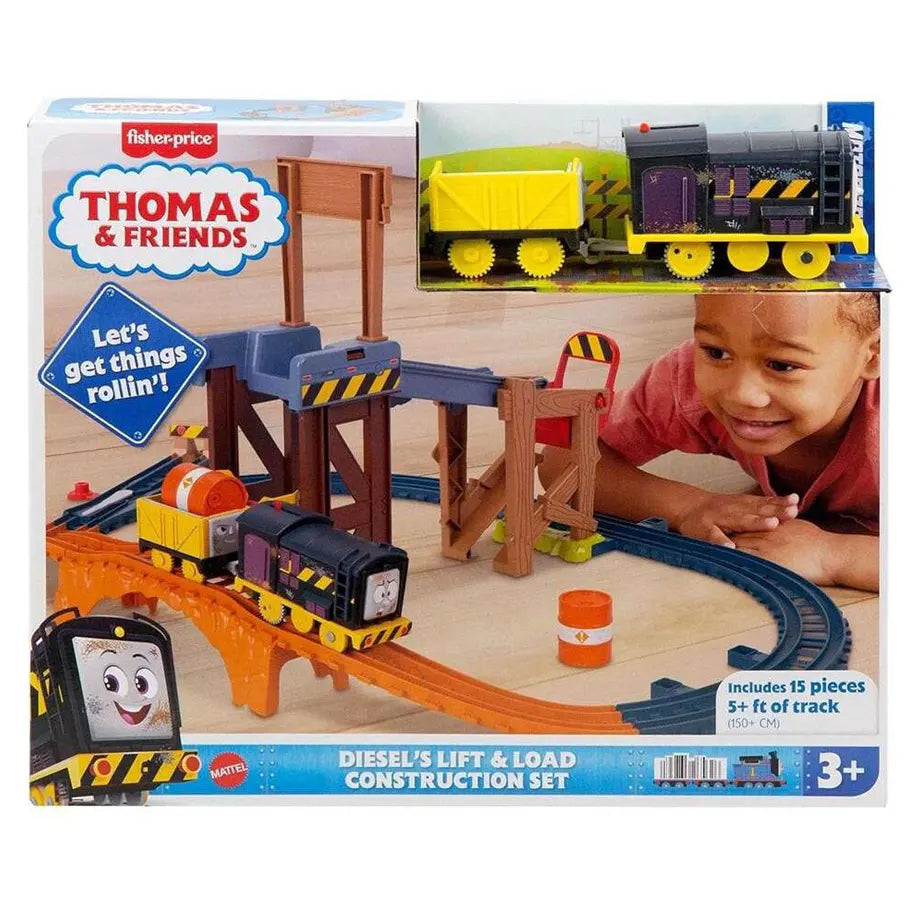 Fisher-Price Thomas & Friends Diesel’s Lift and Load Construction Set-15 Pieces
