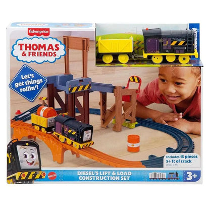 Fisher-Price Thomas & Friends Diesel’s Lift and Load Construction Set-15 Pieces
