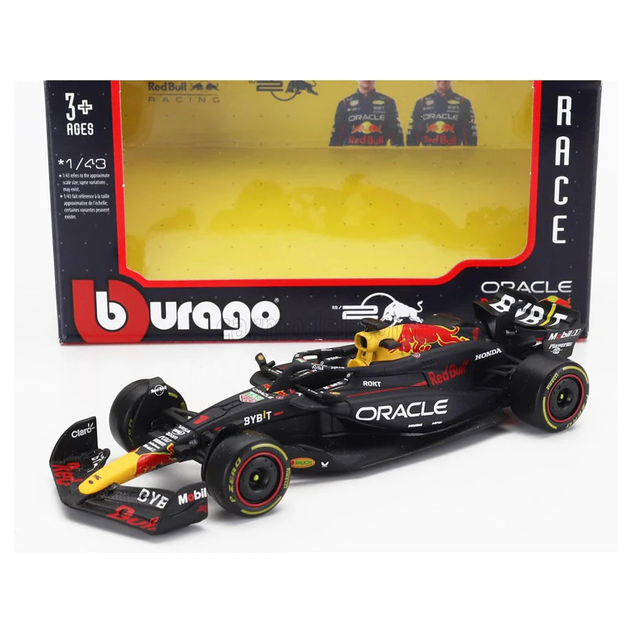 Bburago Oracle Red Bull Racing Max Verstappen Die-Cast Car (Black)