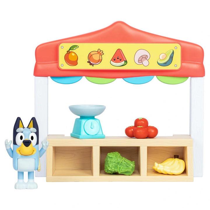 Bluey Mini Farmers Market Playset