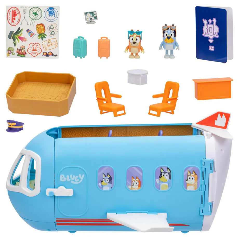 Bluey 3-in-1 Transforming Plane Playset