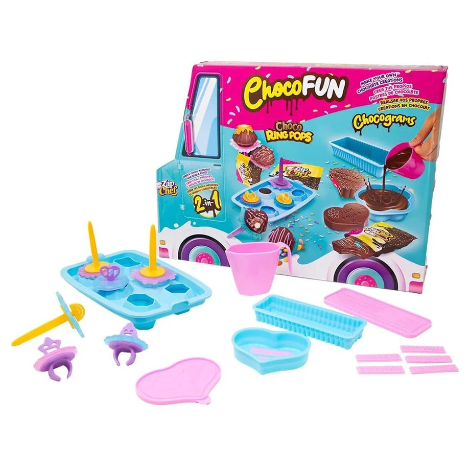 Zap Chef Chocofun 2-In-1 Chocolate Bars And Rings Creation Kit