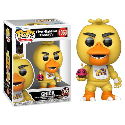 Funko POP! Games Five Nights at Freddy's: Chica with Cupcake 10th Anniversary Vinyl Figure (10 cm)