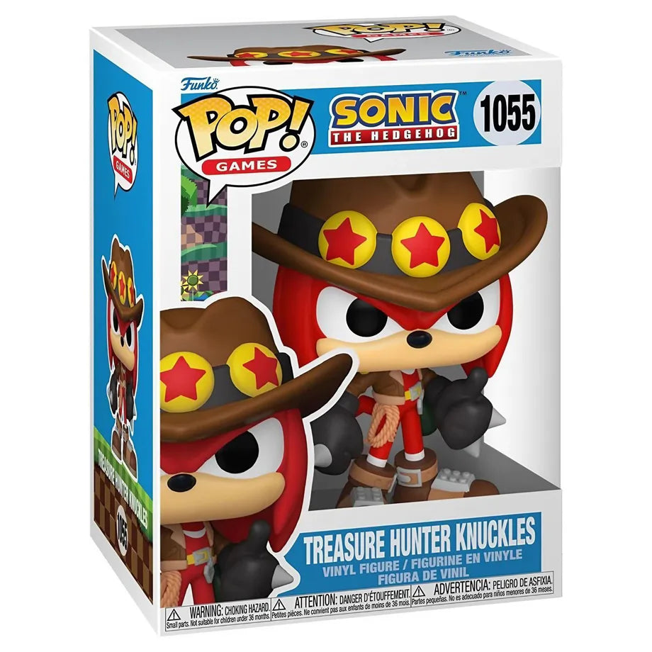Funko POP! Games Sonic the Hedgehog: Treasure Hunter Knuckles Vinyl Figure (11 cm)