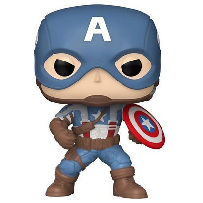 Funko POP! Marvel The Infinity Saga Captain America with Helmet (The First Avenger) Vinyl Bobblehead (9.5 cm)