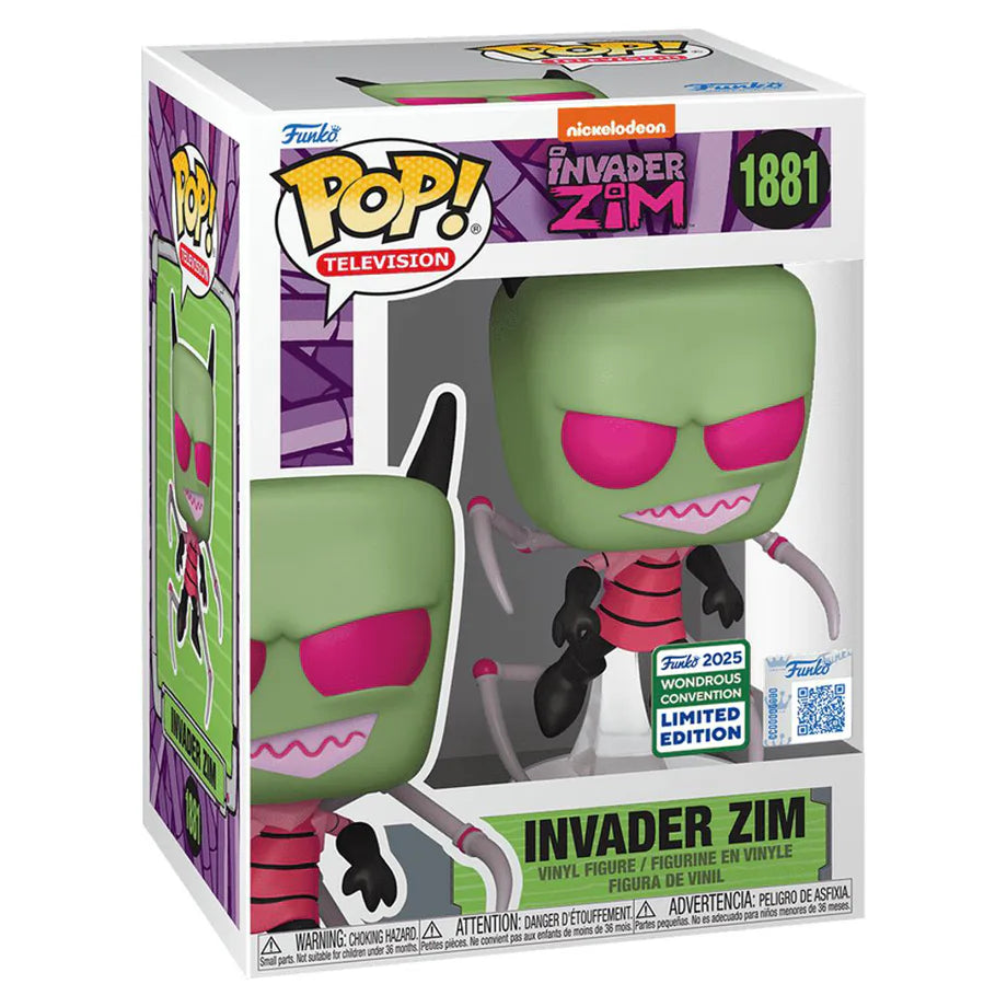 Funko POP! Television Invader Zim: Invader Zim with Irken PAK Legs Vinyl Figure (12.1 cm)