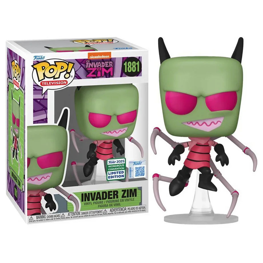 Funko POP! Television Invader Zim: Invader Zim with Irken PAK Legs Vinyl Figure (12.1 cm)