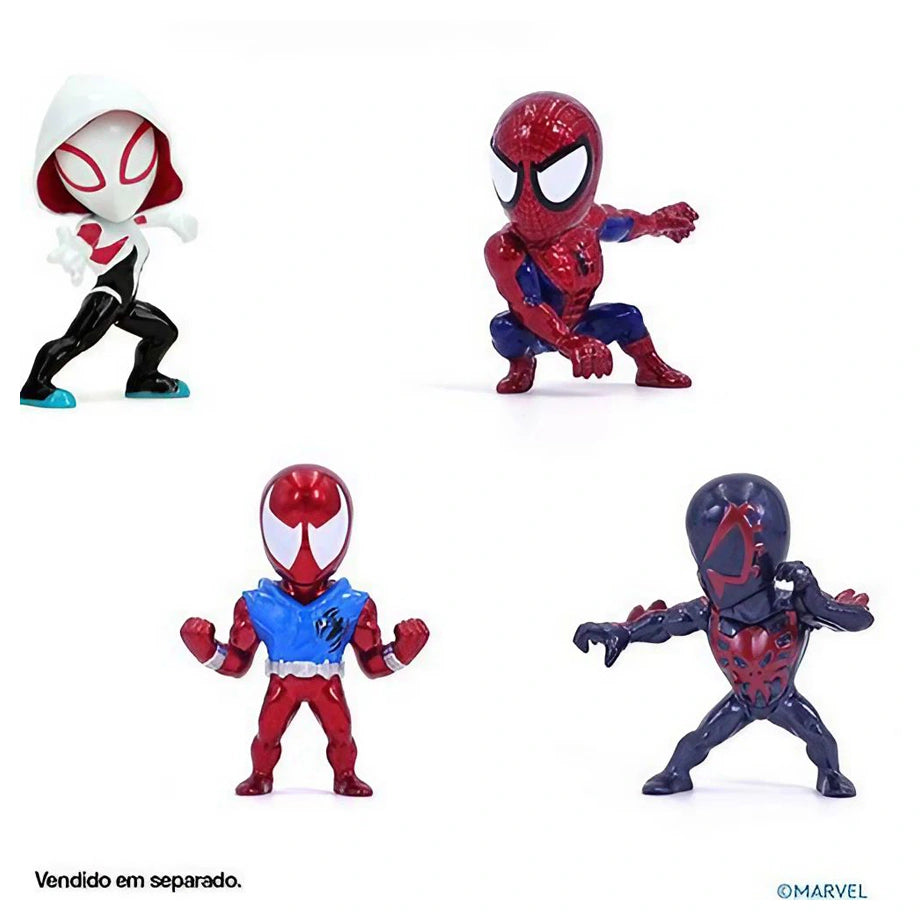 Jada Metalfigs Marvel Spider-Man Character Wave 4 Die-cast Figure (6.5 cm, Assorted)