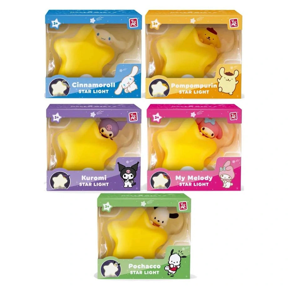 Yume Sanrio Hello Kitty And Friends Star Light Series Bedside Night Light (Assorted)