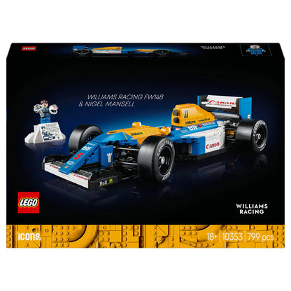LEGO Icons Williams Racing FW14B & Nigel Mansell 10353 Building Set (799 Pieces)