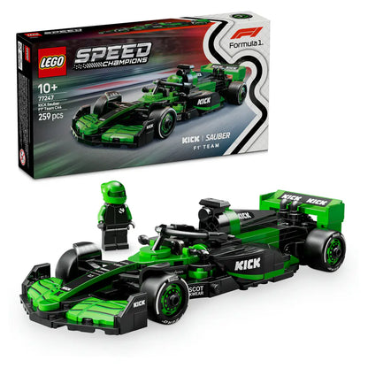 LEGO Speed Champions KICK Sauber F1 Team C44 Race Car 77247 Building Set (259 Pieces)