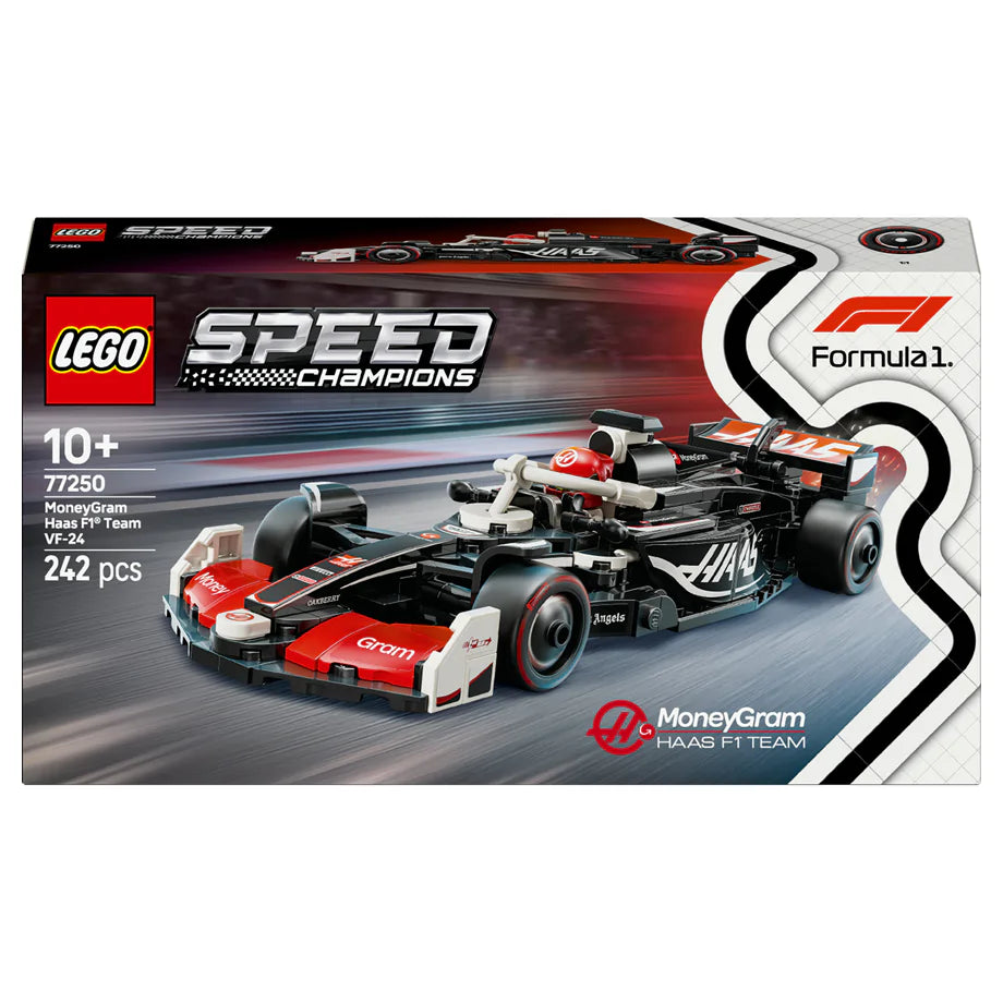LEGO Speed Champions MoneyGram Haas F1 Team VF-24 Race Car 77250 Building Set (242 Pieces)