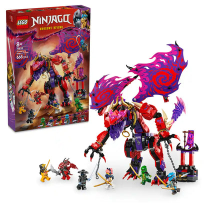 LEGO NINJAGO Thunderfang Dragon of Chaos Ninja 71832 Building Set (668 Pieces)