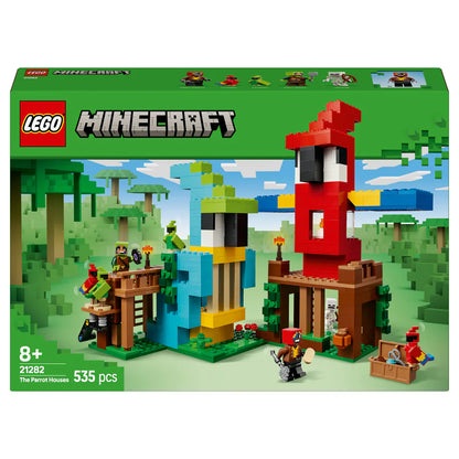 LEGO Minecraft The Parrot Houses 21282 Building Set (535 Pieces)