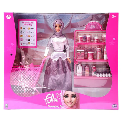 Fulla Doll with Shopping Cart Playset (30 cm)