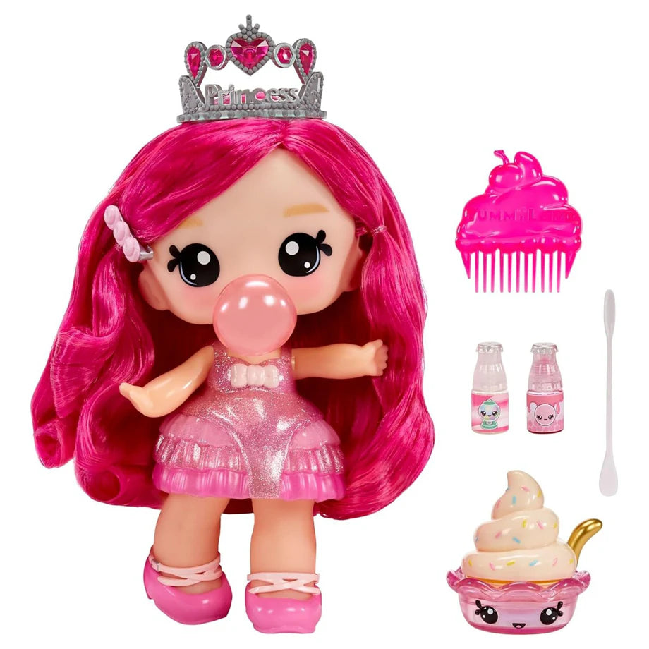 Yummiland Bianca Bubblegum Large Doll and Pet Lip Gloss Set