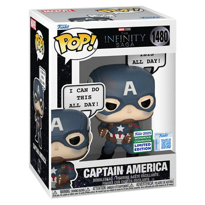 Funko Bitty POP! Marvel The Infinity Saga: Captain America Vinyl Bobblehead (10 cm)