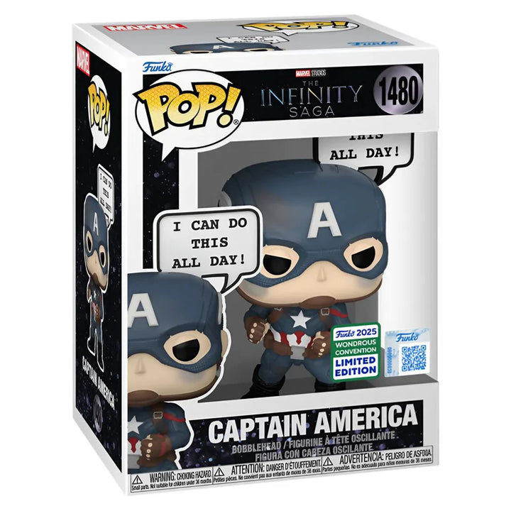 Funko Bitty POP! Marvel The Infinity Saga: Captain America Vinyl Bobblehead (10 cm)