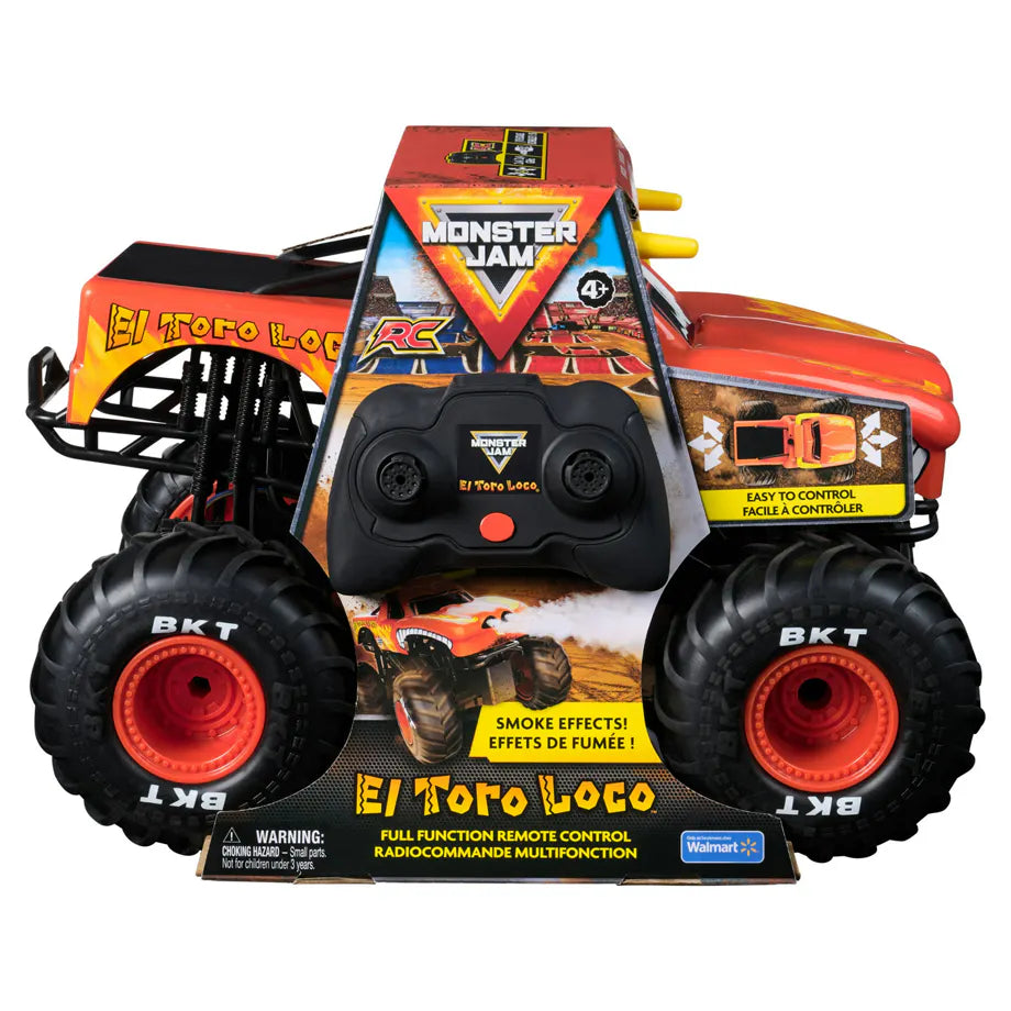 Monster Jam El Toro Loco RC Monster Truck Set (1:15, Orange)