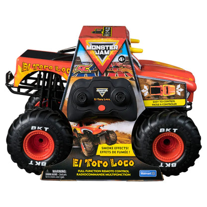 Monster Jam El Toro Loco RC Monster Truck Set (1:15, Orange)